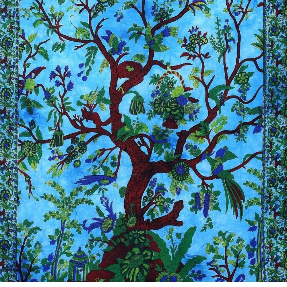 top of tree indian wall